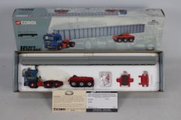 Corgi - Heavy Haulage - A limited edition 1:50 scale MAN Tractor Unit with Bogie and bridge beam