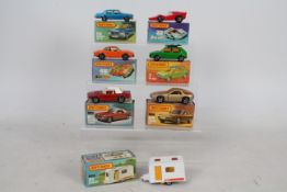 Matchbox - Superfast - 7 boxed vehicles including VW Golf # 7, Rola-matics Fandango # 35, BMW 3.