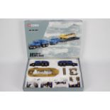 Corgi - Heavy Haulage - A boxed Scammell Pickfords set with 2 Constructor models with Nicholas