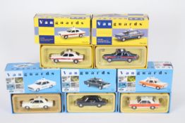 Vanguards - 5 boxed Ford Cortina Police cars including Lotus Cortina MkII in Hampshire livery #