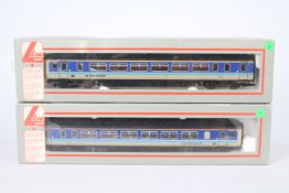 Lima - an OO gauge model Super Sprinter two-unit, one with internal illumination,