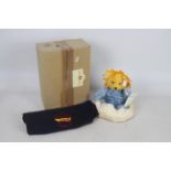 Steiff - A boxed white / blue mohair #00475 'Four Seasons Sun Beam 1997' - The bear has plastic