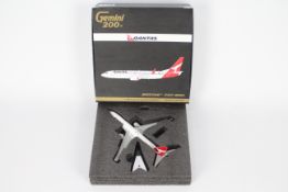 Diecast - a Gemini 200 Qantas aeroplane, Boeing 737 - 800 # G2QFA092,