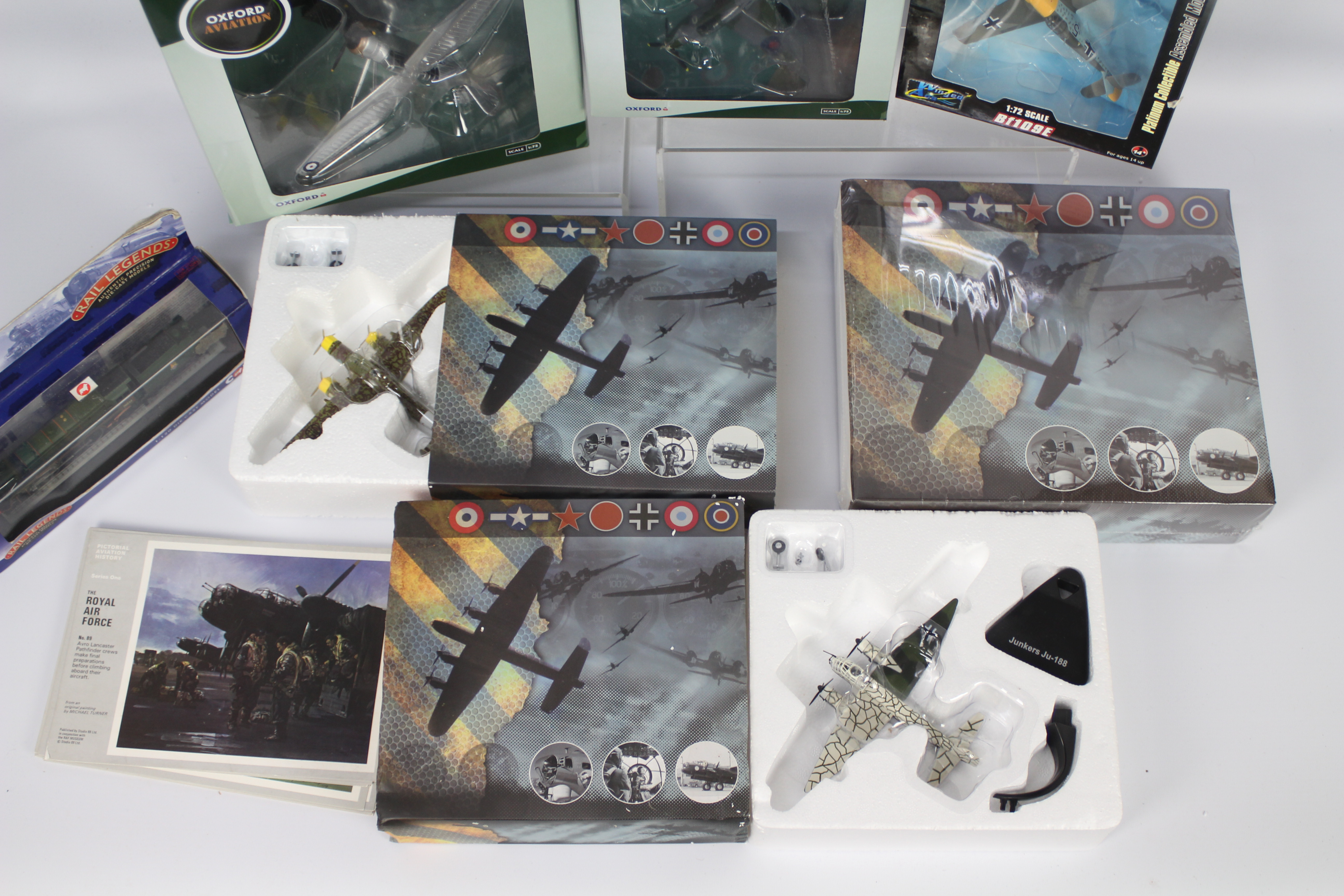 Die-cast vehicles - a mixed lot of 8 vehicles to include Oxford Aviation front line fighters, - Image 3 of 4