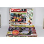 Tomy - 2 x boxed Tomy AFX racing sets, # 8661 Vertigo and # 8681 Formula One World Series.