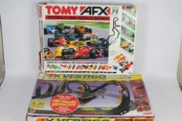 Tomy - 2 x boxed Tomy AFX racing sets, # 8661 Vertigo and # 8681 Formula One World Series.