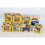 Merehall Toys - 8 boxed plastic models including six Construction Trucks,