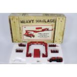 Corgi - Heavy Haulage - A boxed Scammell Contractor set with girder trailer bogies and crate load.