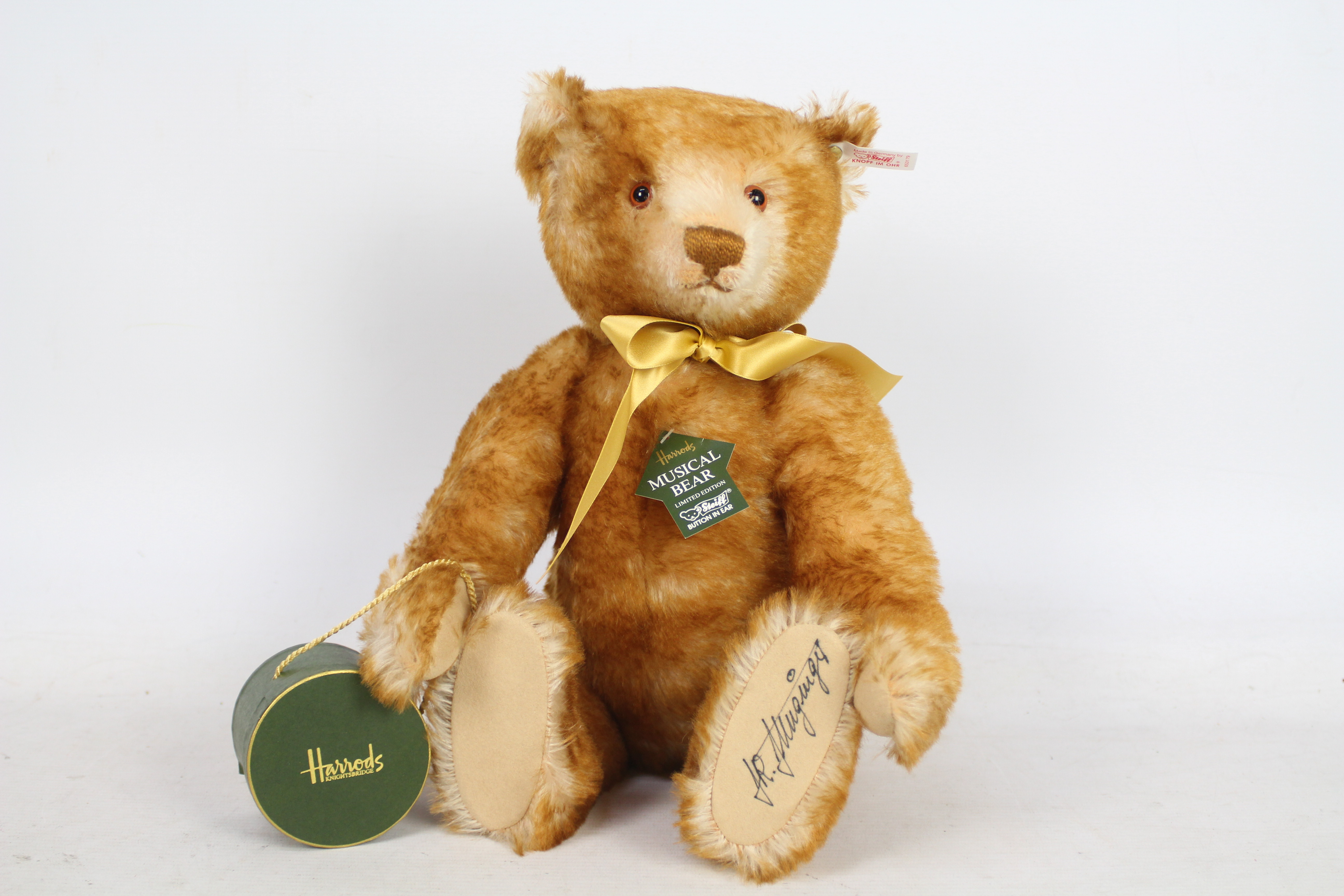 Steiff exclusive Harrods limited edition musical "Extravagance Bear" - One of only 2, - Bild 2 aus 11