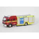 Fire Brigade Models - A built kit model Mercedes Benz Atego Fire Rescue Unit in 1:48 scale in