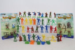 Britains - Kellogs - Marx - A collection of Robin Hood figures including 2 carded Britains Deetail