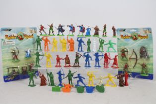 Britains - Kellogs - Marx - A collection of Robin Hood figures including 2 carded Britains Deetail