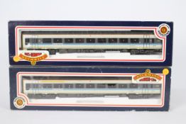 Bachmann - an OO gauge two-car DMU unit Scot Rail diesel locomotive and coach op.no.