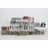 Crescent - Lone Star - A collection of approximately 110 plastic soldiers, mostly medieval,