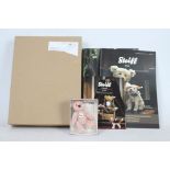 Steiff - A boxed miniature mohair #421273 'Annual Club Gift 2013' bear - The pink bear has plastic