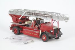 Fire Brigade Models - A built kit model Dennis Merryweather Turntable Ladder Fire Engine in 1:48