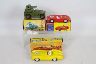 Lucky Toys - Merehall # KF - 3 boxed Hong Kong made plastic models, Ferrari 2L5 Racing Car # 170,