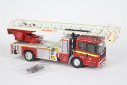 Fire Brigade Models - A built kit model Mercedes Benz Econic Magirus Turntable Ladder Fire Engine
