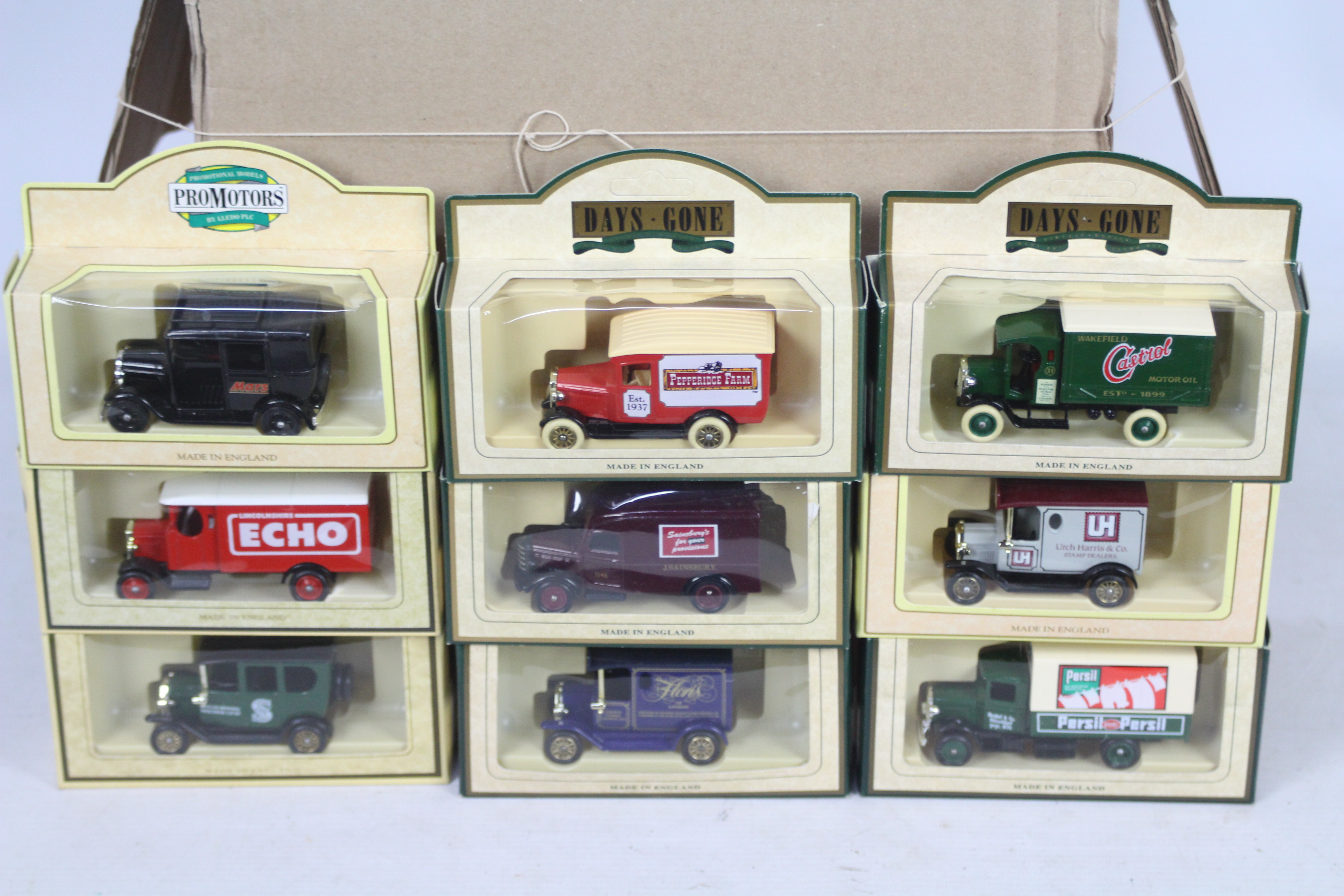 Lledo - Days Gone - A collection of 56 die cast models featuring #63000 1950 Bedford 30cwt Delivery - Image 2 of 2