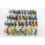 Britains - Deetail - A collection of 35 Mounted Knights, some made in England, some made in China.