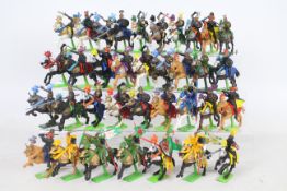 Britains - Deetail - A collection of 35 Mounted Knights, some made in England, some made in China.