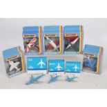 Matchbox - Skybusters - KLM - A collection of 8 boxed die cast model planes to include - Matchbox