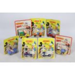 Matchbox - Popeye - Walt Disney - A collection of 7 die cast models with miniature cartoon