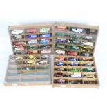 Lledo - A collection of 51 die cast delivery vans and trucks in excellent condition,