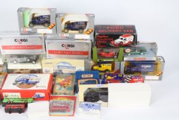 Corgi - Dinky - Brumm - Matchbox - Solido - 23 boxed and 3 loose vehicles including Bedford O