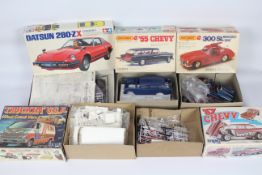 Scale Model Kit - 5 scale model kits to include: matchbox '55 chevy, and 300SL Mercedes Benz,