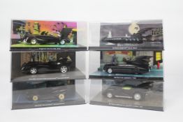 Eaglemoss - Batman - 6 x boxed Batman vehicles by Eaglemoss including a s15 Batman Forever Movie