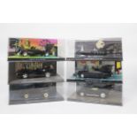 Eaglemoss - Batman - 6 x boxed Batman vehicles by Eaglemoss including a s15 Batman Forever Movie