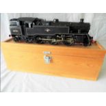 An O gauge kit built metal diecast 2-6-4T tank locomotive, op no 80151, BR black livery,