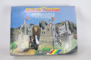 Britains - A boxed Britains Knights Of The Sword Castle.