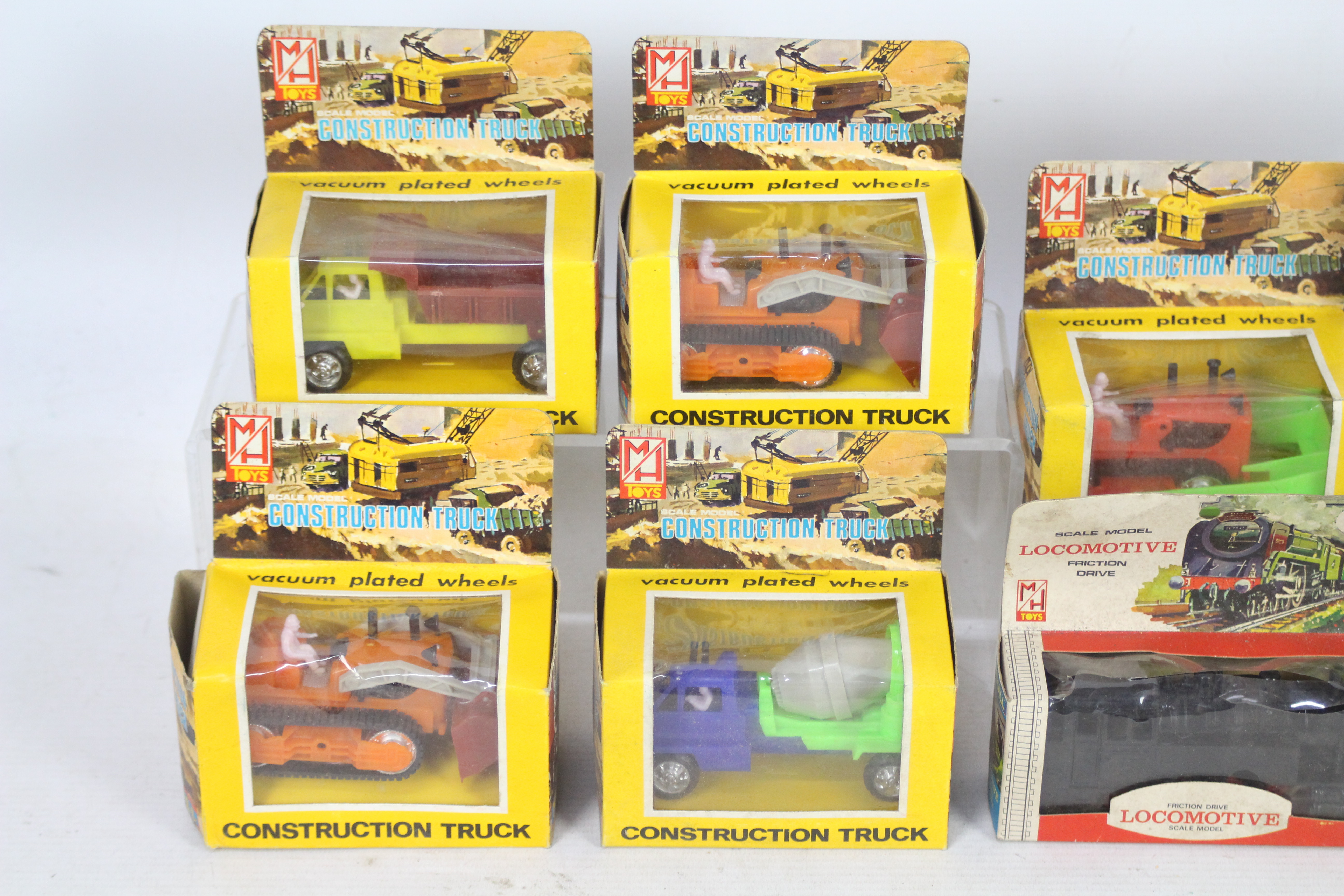 Merehall Toys - 8 boxed plastic models including six Construction Trucks, - Image 2 of 3