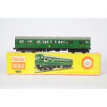 Hornby Dublo - an early tin-plate OO gauge model Electric Motor Coach,