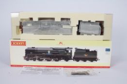 Hornby - a DCC Ready OO gauge model rebuilt Battle of Britain class4-6-2 locomotive and tender,
