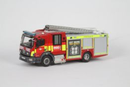 Fire Brigade Models - A built kit model Mercedes Benz Atego Mk3 Pump Ladder Fire Engine in 1:48