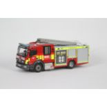 Fire Brigade Models - A built kit model Mercedes Benz Atego Mk3 Pump Ladder Fire Engine in 1:48