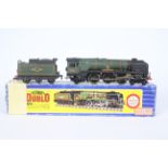 Hornby Dublo - an early metal diecast OO gauge model West Country 4-6-2 lomotive and tender,
