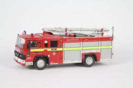 Fire Brigade Models - A built kit model Volvo Saxon FL6/14 Fire Engine in 1:48 scale in London Fire