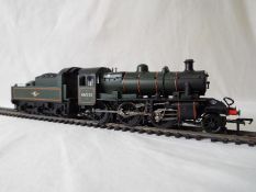 Bachmann - an OO gauge Ivatt class 2, 2-6-0 locomotive and tender, op no 46520,