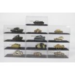 DeAgostini - 13 x boxed military vehicles - Lot includes a Czechoslovakian 1945 Jagdpanzer 38