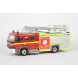 Fire Brigade Models - A built kit model Mercedes Benz Atego Pump Ladder Fire Engine in 1:48 scale