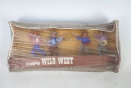 Timpo - An unopened Timpo Wild West 4 Cowboy set # 2/4.