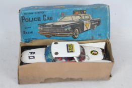 Ichiko - Langcraft - A boxed Ichiko 1959 Buick Police Car with Radar # IK4062.