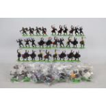 Britains - Deetail - A collection of 52 Foot Knights including 23 which are individually bagged and