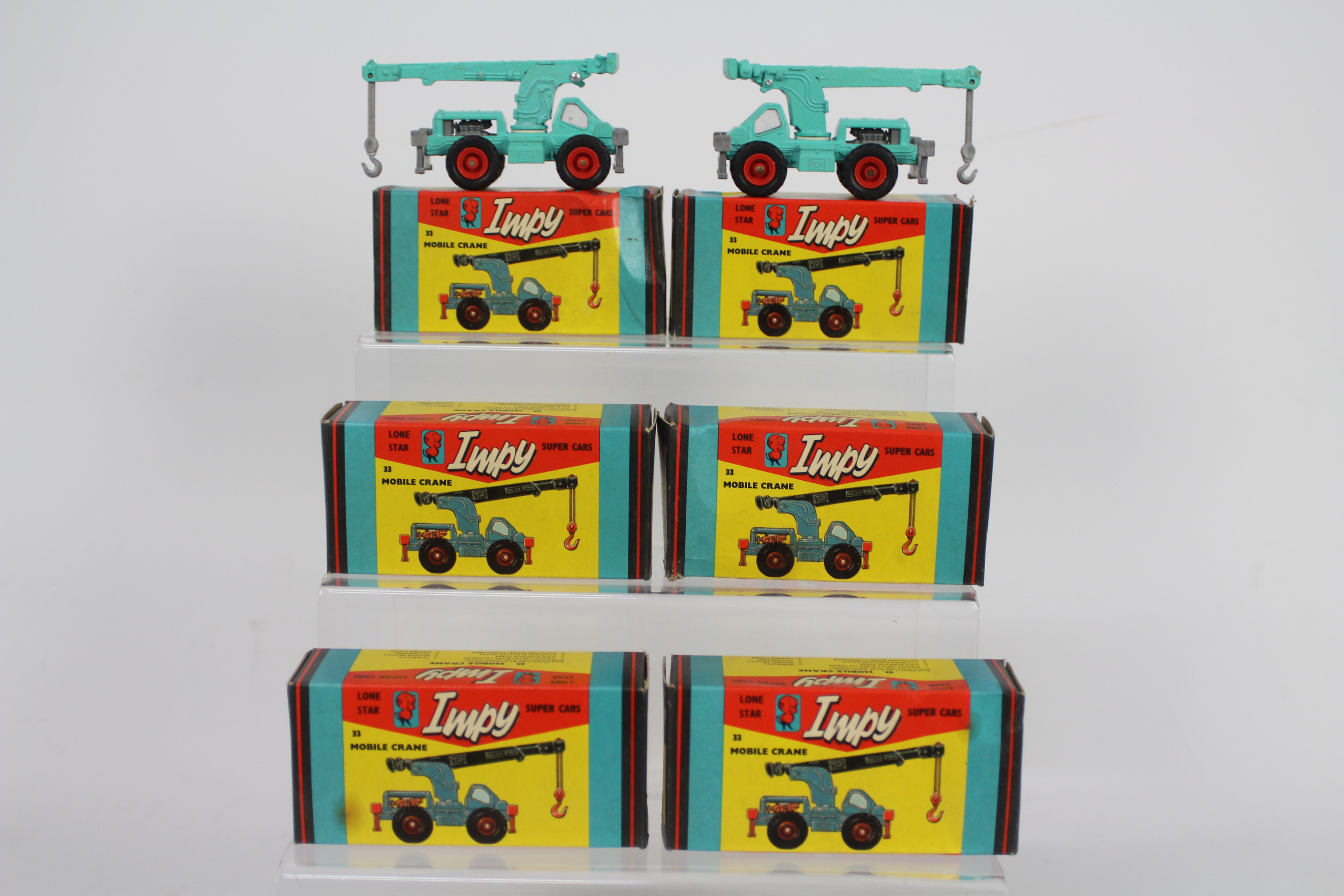 Lone Star - 6 boxed Impy # 33 Mobile Crane models.