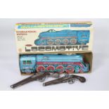 A international express locomotive, large scale frictional toy, MF 804 with original box,