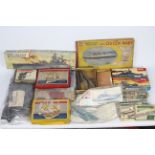 Airfix - Pyro - Modelcraft - Eagle - 27 model ship kits including plastic wood and card kits.